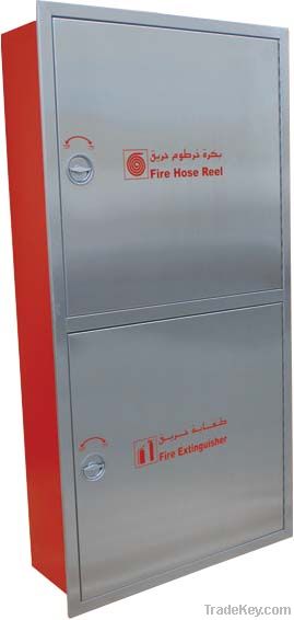 Fire hose reel cabinet