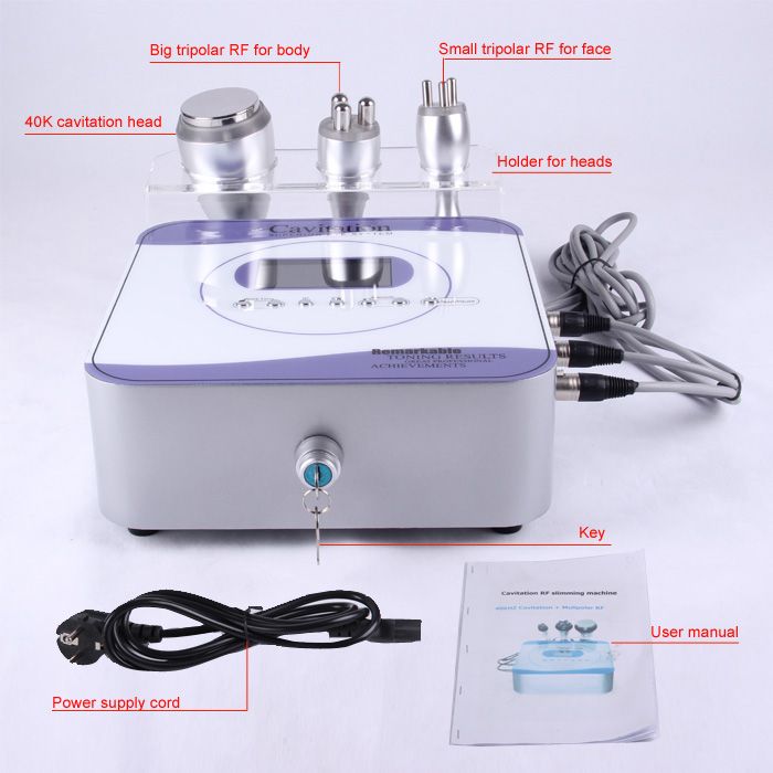 40K Cavitation+Bipolar RF+Tripolar RF Slimming Machine