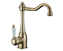 brass kitchen faucet