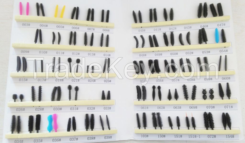 silicone mascara brush