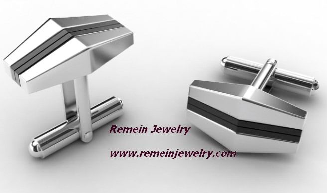 fashion men's stainless steel cuff link