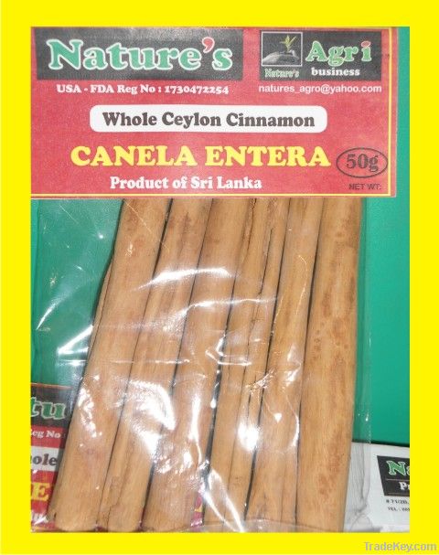 CANELA / CINNAMON CONSUMER PACKETS