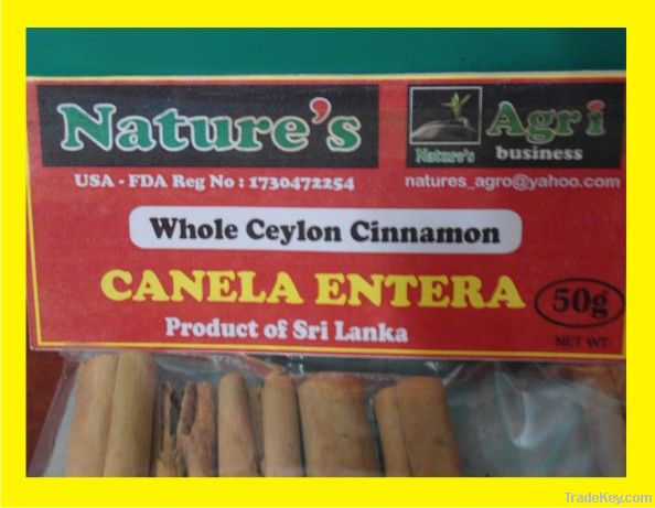 CANELA / CINNAMON CONSUMER PACKETS