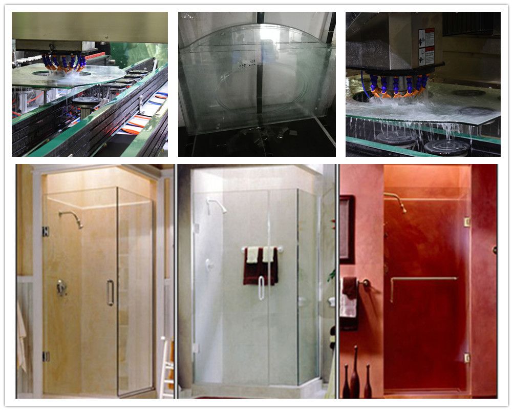 China manufacture CNC Glass Working Center for Edging Polishing Milling Notching Drilling Processing