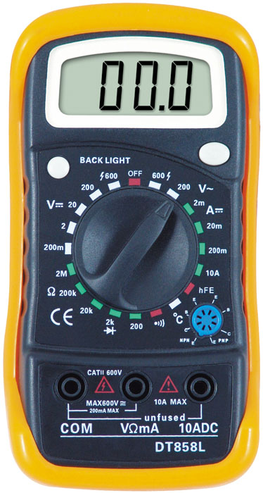 DT858L digital multimeter clamp meter