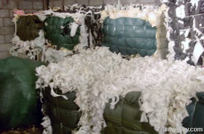 Bra  foam scrap in bales