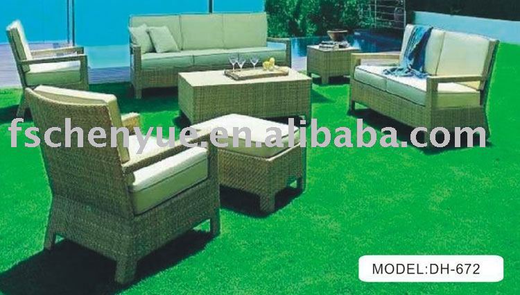 outdoor rattan sofa