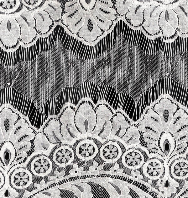 Nylon Rigid Fabric Eyelash Lace