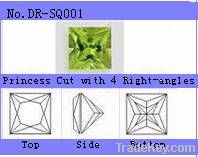 Square Cubic Zirconia Stones