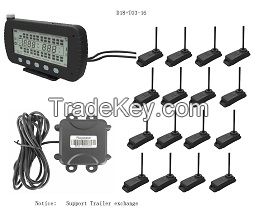 Truck new 46wheels TPMS monitor with Belt sensors