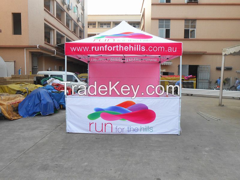 outdoor promotional pop up tent with custom printing