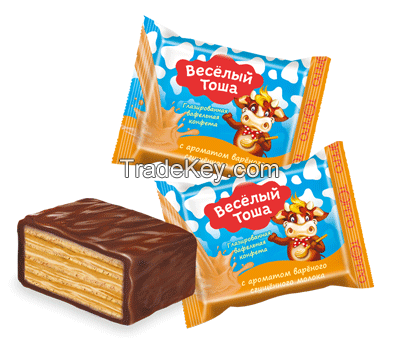 Wafer Biscuit Candies Packed, 250gr., 500gr.