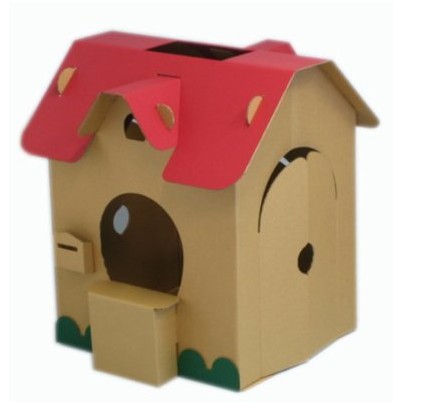 paper house, paper Childrens Toys  house , corrugated house