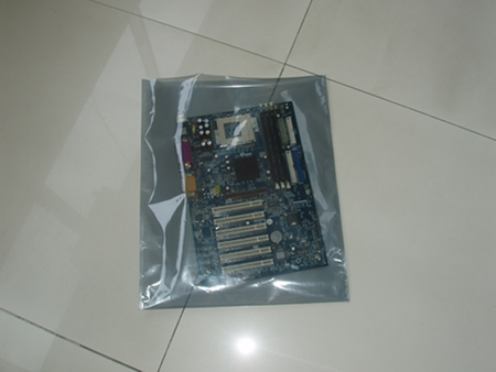 anti-static shielding bag, electronics packaging, zip-lock bag, flat open