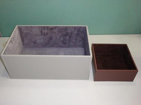 Wooden Leather Boxes