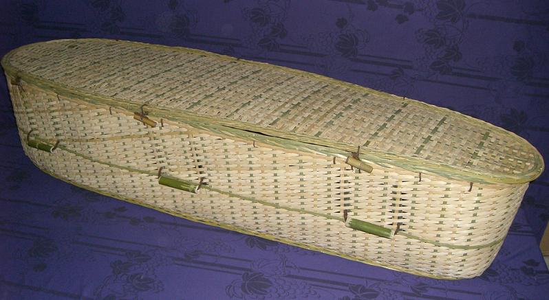 Bamboo coffins