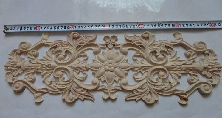 Carving wood appliques furniture inlays wooden decorations
