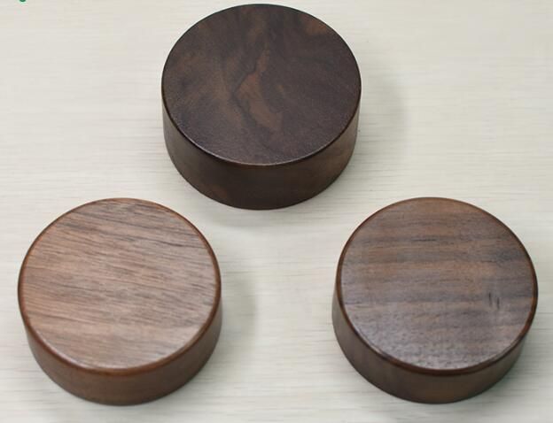 Wooden lids, screwable sealed glass jars wood cover lids