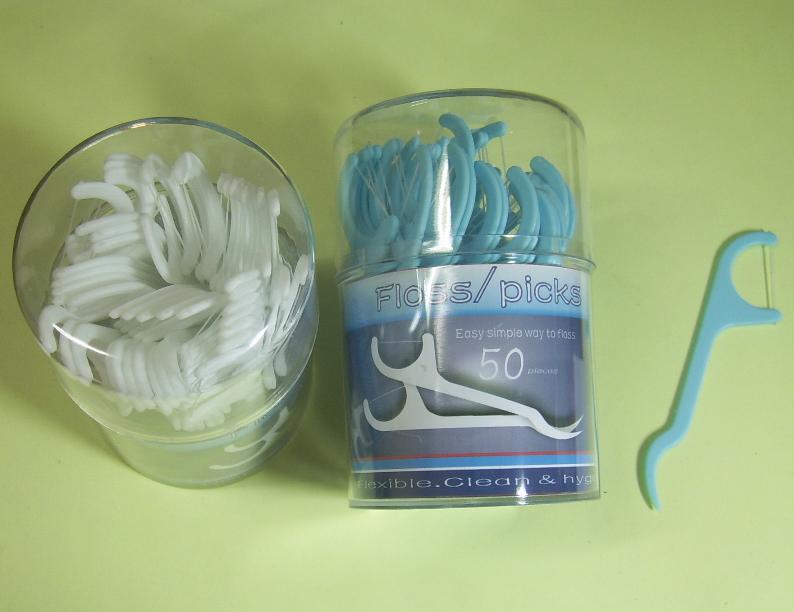 mint dental  floss pick