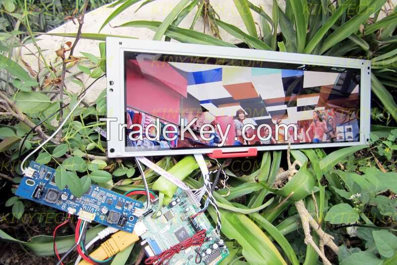 Ultra Wide Bar Stretched LCD with lcd controller