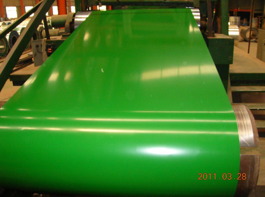 Colour steel coil