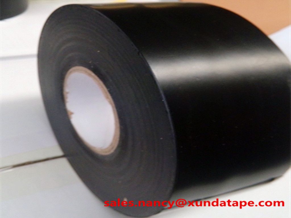 High-tack adhesive pipeline tape with PE backing