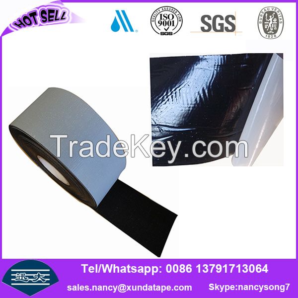 bituminous adhesive tape wrapping for underground pipeline