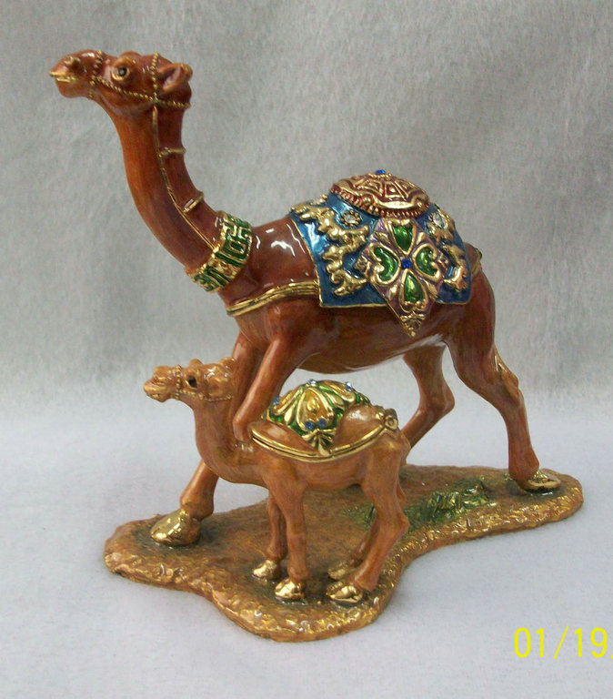 Camel Bejeweled Box