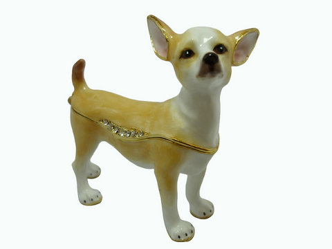 Chihuahua Bejeweled Box