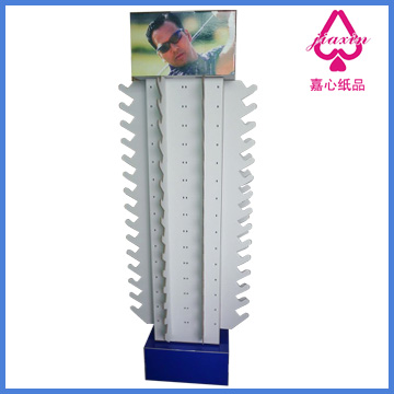 glasses paper display, floor display stand, gift display stands