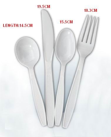 Heavy weigth PS disposable Cutlery 4.6-5.8G 