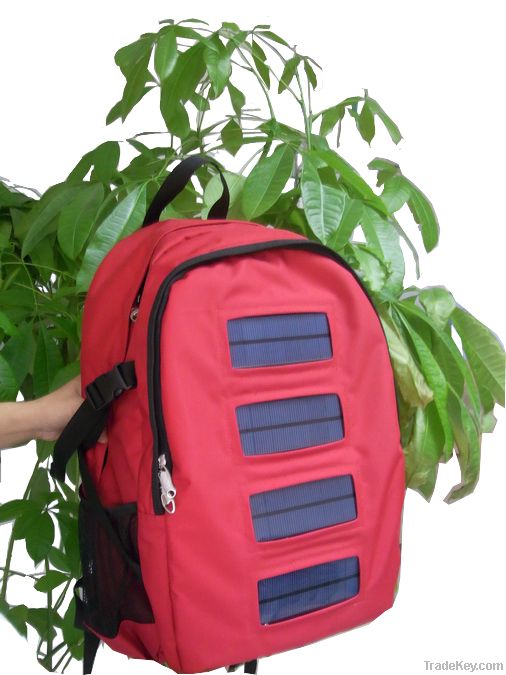 fashionable practical functionally traveling solar backpack for laptop