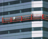 suspended working platform