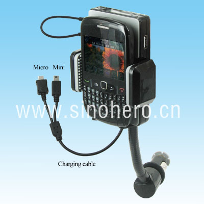 Car kit&mobile phones FM transmitter