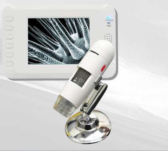 Portable Video Recording Microscope with 2.7' LCD