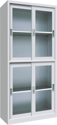 glass file cabinet