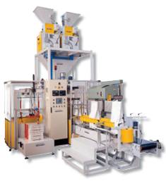 Bag filling machines for open top sacks