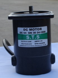 DC reducer motor