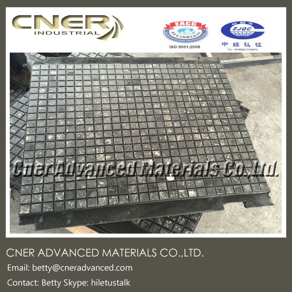 Ceramic rubber sheet, wear liner