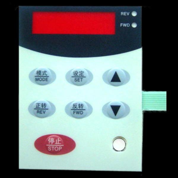 embossed tactile PET membrane switch