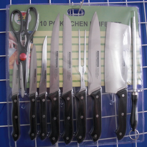 kitchen knife set 11pcs