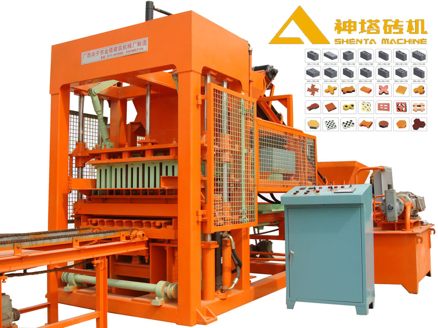 daily out put reach 61440 QTY5-15 concrete block machine