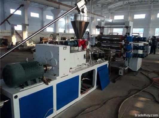 PVC sheet extrusion line--Plastic extruder