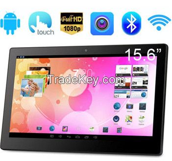 15.6 inch Android Tablet PC with touch screen advertising display