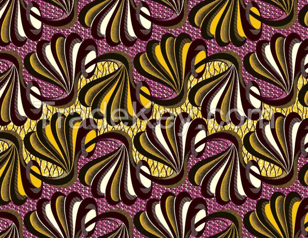 Ghana cotton wax fabric super wax fabric