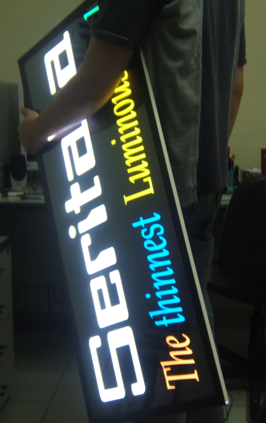 Superthin Luminous signs MANUFACTURER