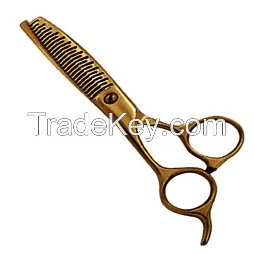 Left handed Barber Thinning scissors