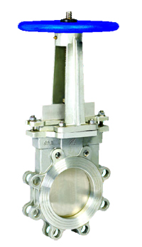 Manual knife gate valve