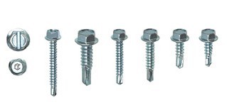 Hex washer head self dring screw