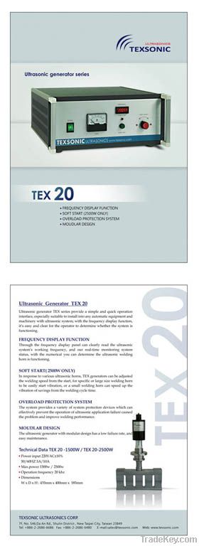 TEX 20 Ultrsonic generator